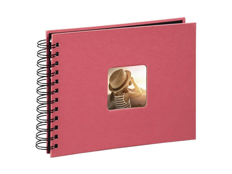 Hama "Fine Art" Spiral Album 24 x 17 cm 50 black pages flamingo