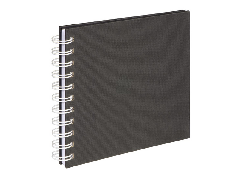 Hama "Fine Art" Spiral Album 18.5 x 15 cm 30 White Pages black