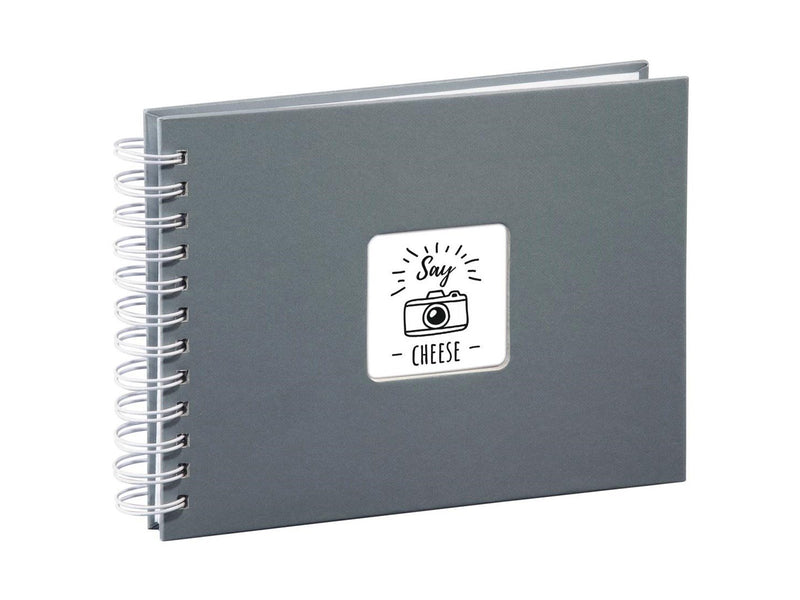 Hama "Fine Art" Spiral Album 24 x 17 cm 50 White Pages grey