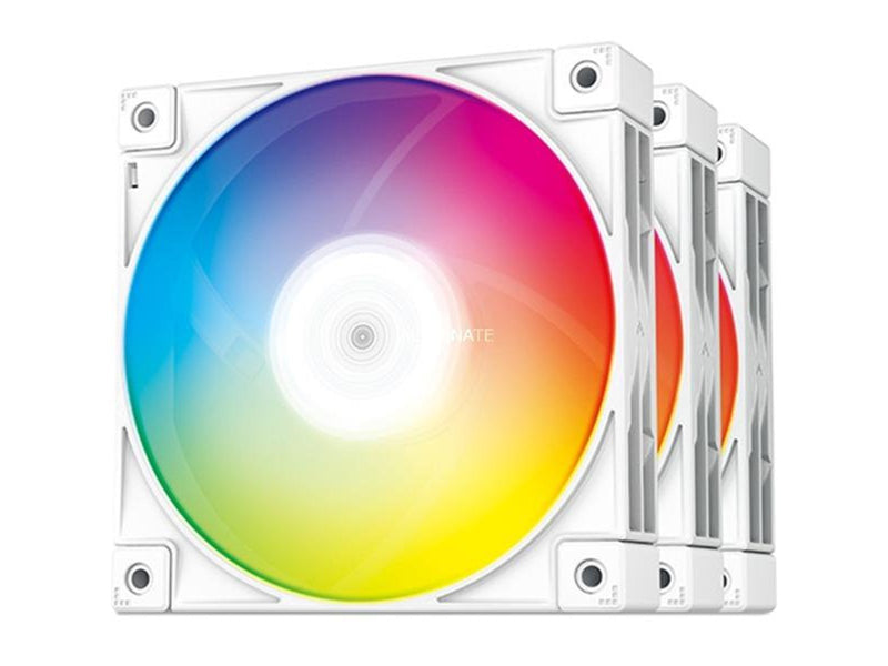 DeepCool FC120 - 3 in 1 White - Gehäuselüfter - 120mm - Weiß - 28 dBA