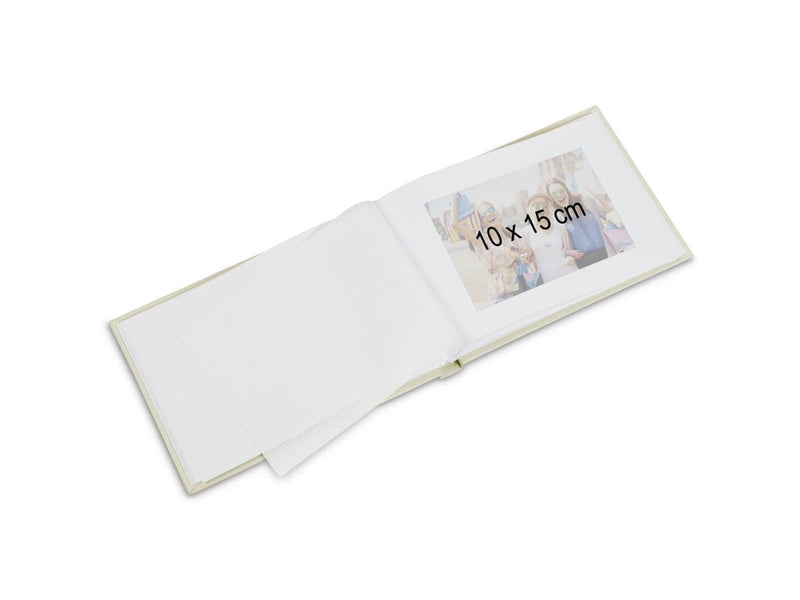 Hama "Fine Art" Bookbound Album 24x17 cm 36 White Pages sand