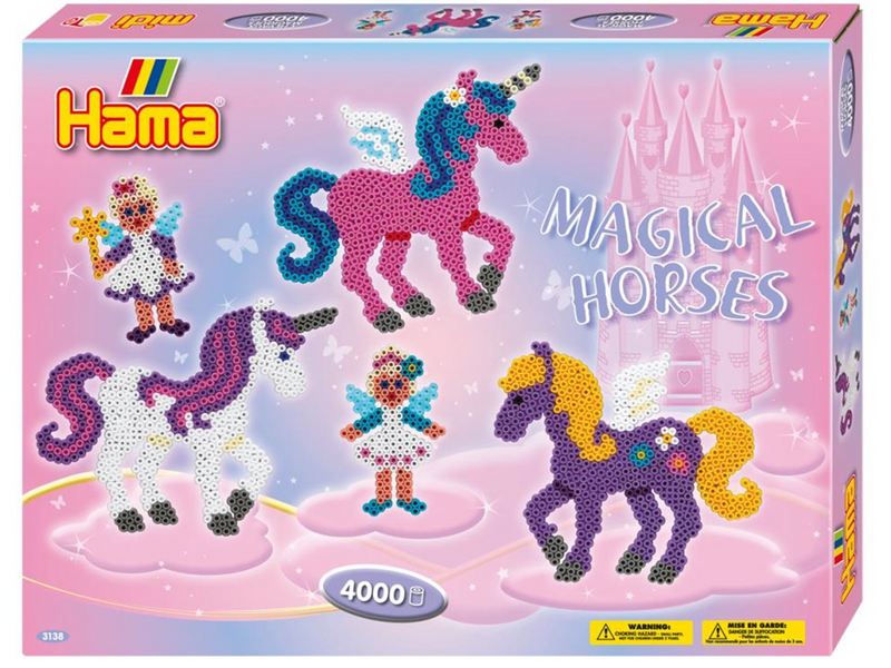 Hama Ironing beads set-Magical Horses 4000 pcs