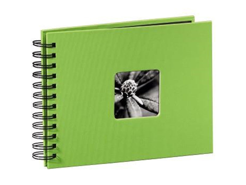 Hama "Fine Art" Spiral Album 24 x 17 cm 50 Black Pages kiwi