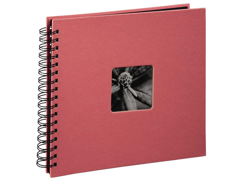 Hama "Fine Art" Spiral Album 28 x 24 cm 50 black pages flamingo