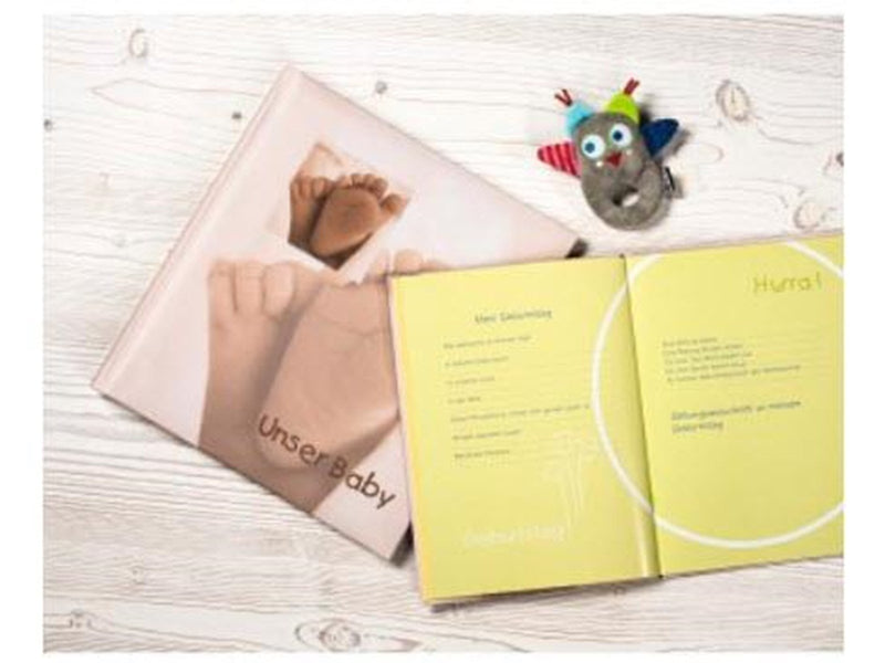 Hama "Baby Feel" Bookbound Album 29 x 32 cm 60 White Pages 2-Page Text Introduction