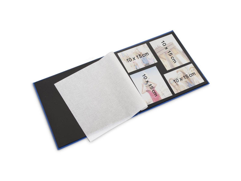 Hama "Fine Art" Spiral Album 36 x 32 cm 50 Black Pages purple
