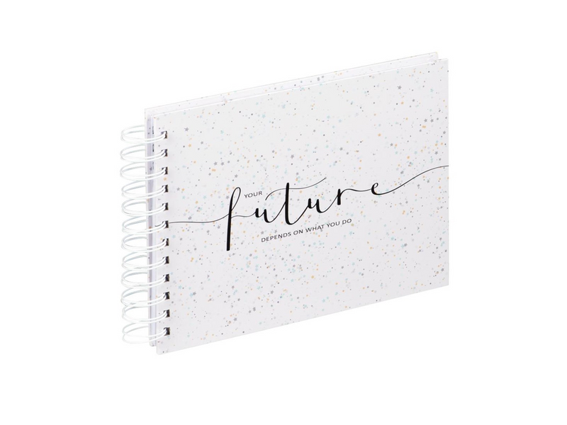 Hama "Letterings" Spiral Album 24x17 cm 50 White Pages Future