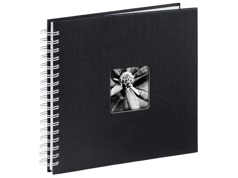 Hama "Fine Art" Spiral Album 28x24 cm 50 white pages black