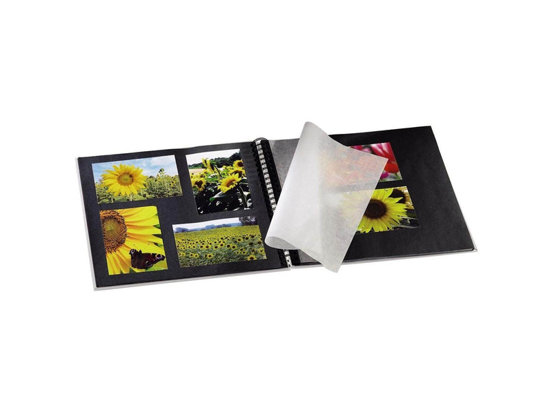 Hama "Fine Art" Spiral Album 36 x 32 cm 50 Black Pages chalk