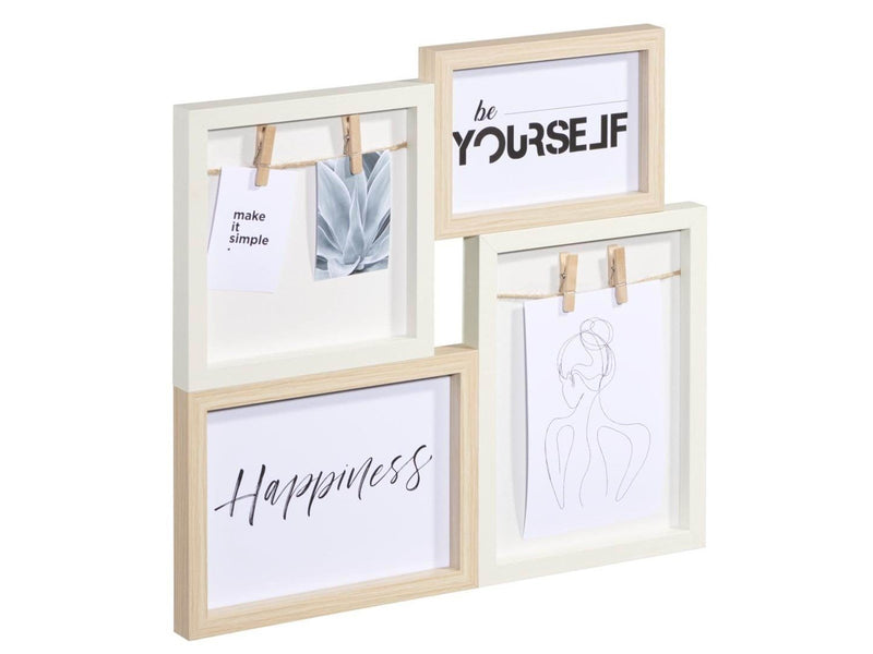 Hama "Kiruna" Portrait Frame Gallery 1x 10x15 1x 15x15 1x 13x18 1x 15x20 cm