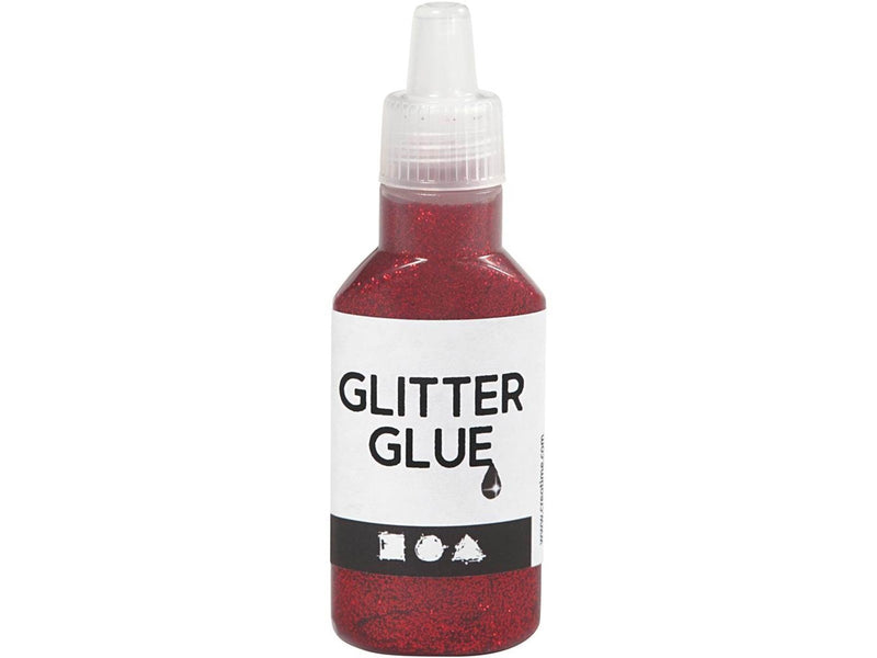 Creativ Company Glitter Glue Red 25 ml