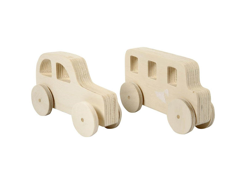 Creativ Company Wooden Cars 2pcs.