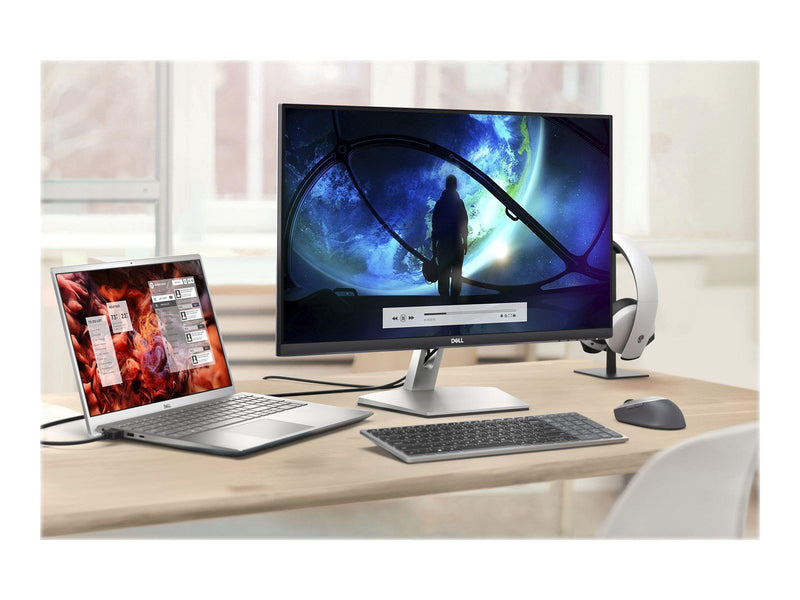 Dell Multi-Device Wireless Keyboard and Mouse Combo KM7120W - Tastatur & Maus Set - Englisch - UK - Grau