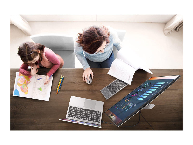 Dell Multi-Device Wireless Keyboard and Mouse Combo KM7120W - Tastatur & Maus Set - Englisch - UK - Grau