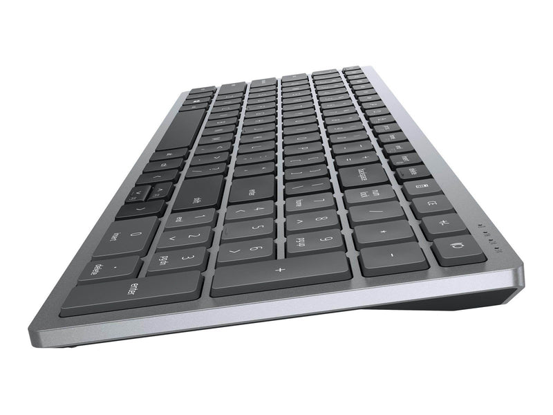 Dell Multi-Device Wireless Keyboard and Mouse Combo KM7120W - Tastatur & Maus Set - Englisch - UK - Grau