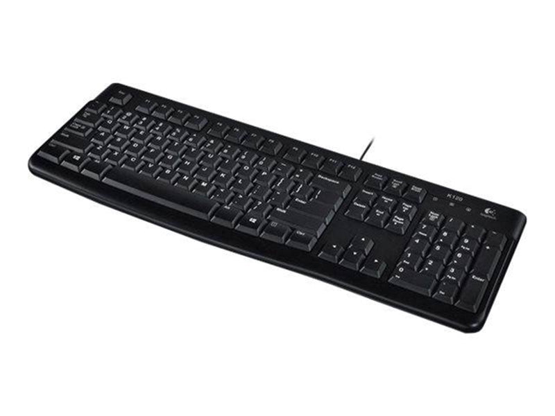 Logitech K120 Corded Keyboard - ES - Tastaturen - Spanisch - Schwarz