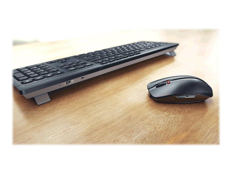 Cherry STREAM DESKTOP RECHARGE - Tastatur & Maus Set - Französisch - Schwarz