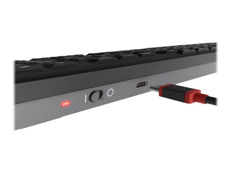 Cherry STREAM DESKTOP RECHARGE - Tastatur & Maus Set - Czechoslovakian - Schwarz