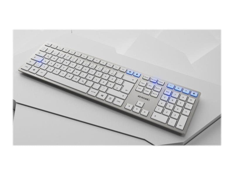 Cherry DW 9100 SLIM - Tastatur & Maus Set - Französisch - Weiss