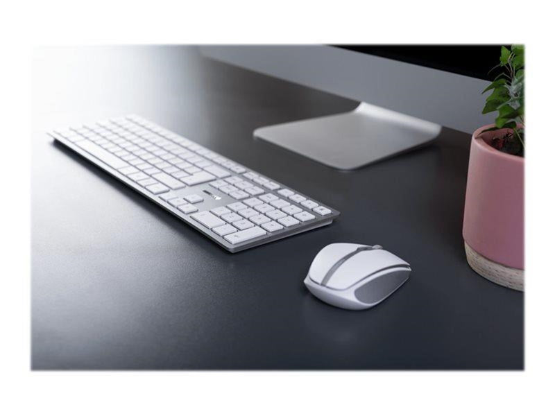Cherry DW 9100 SLIM - Tastatur & Maus Set - Französisch - Weiss