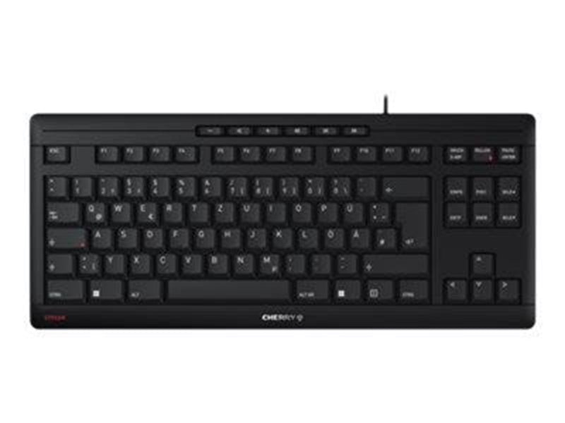 Cherry STREAM KEYBOARD TKL - Tastaturen - Englisch - UK - Schwarz