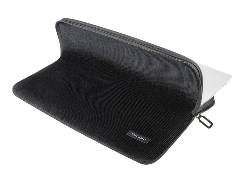 Tucano Velluto Hülle für MacBook Air/Pro 13" & Laptop 13" | Schwarz