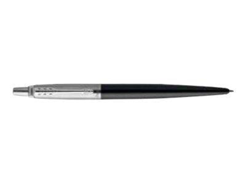 Parker Jotter Kugelschreiber | Bond Street Black | Mittlere Spitze | Blaue Tinte | Blister-Verpackung
