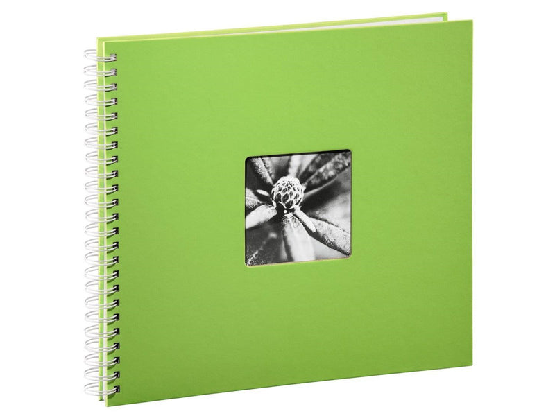 Hama "Fine Art" Spiral Album 36 x 32 cm 50 White Pages kiwi