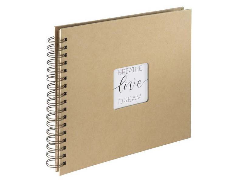 Hama "Craft" Spiral Album 28 x 24 cm 40 Kraft Paper Pages