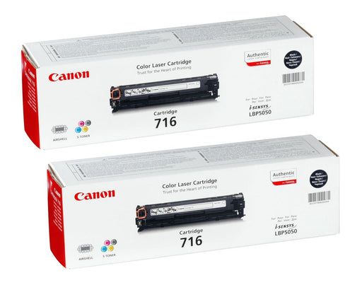 Canon Original Toner 716BK Doppelpack schwarz (OP1980B002DP)