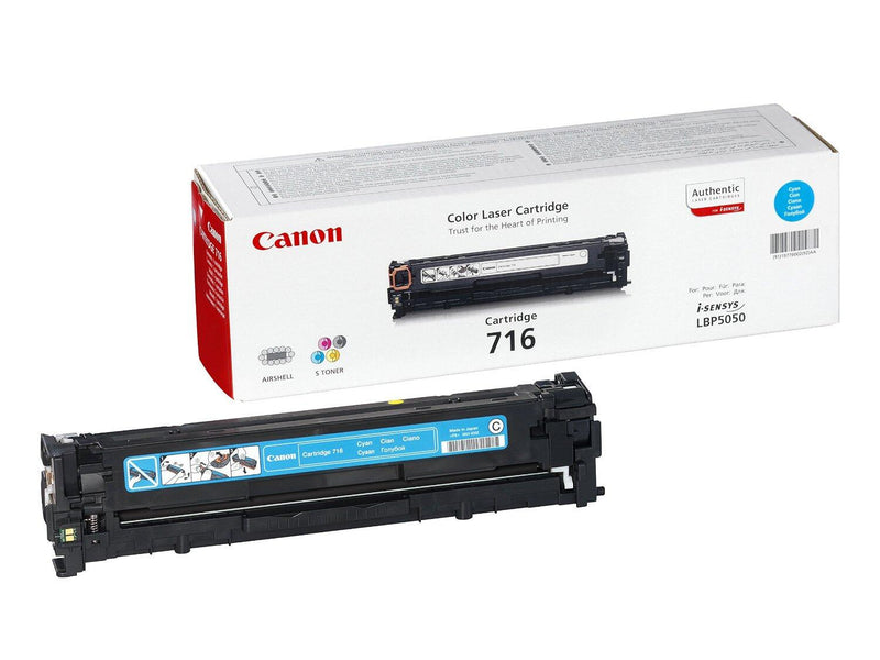 Canon Original Toner 716 4er-Set schwarz, cyan, magenta, gelb (OP1980B002)