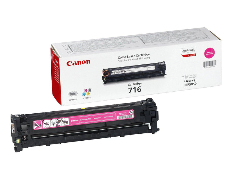 Canon Original Toner 716 4er-Set schwarz, cyan, magenta, gelb (OP1980B002)