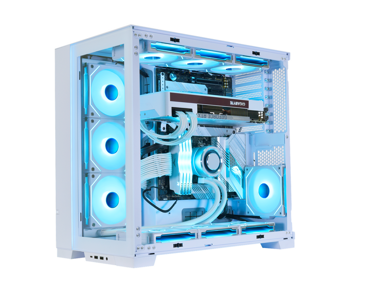 Lian Li UNI FAN SL-INF 120 White - 3 pack - Gehäuselüfter - 120mm - Weiß mit RGB-Beleuchtung - 29 dBA