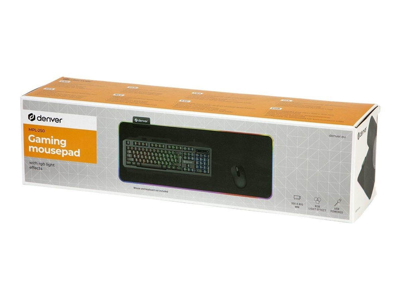 DENVER MPL-250 - keyboard and mouse pad - large