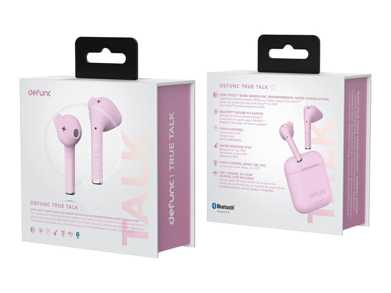 defunc TRUE TALK Wireless BT Earbuds Pink