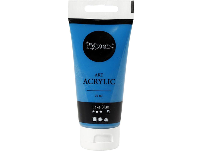 Creativ Company Pigment Art Acrylic Paint Lake Blue 75ml