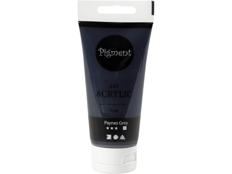 Creativ Company Pigment Art Acrylic Paint Paynes Grey 75ml