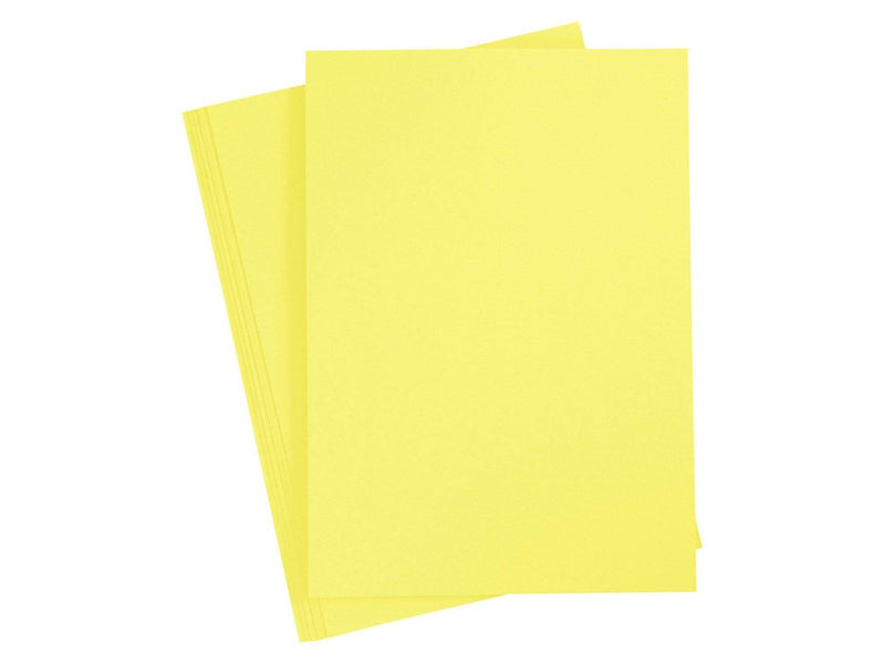 Creativ Company Colored Cardboard Canary Yellow A4 20 sheets