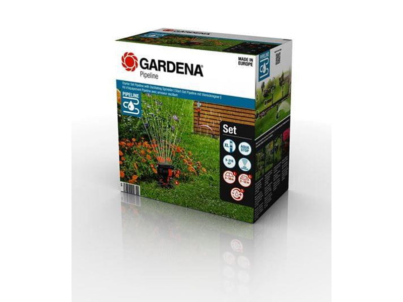 Gardena Starter Set Pipeline with Oscillating Sprinkler