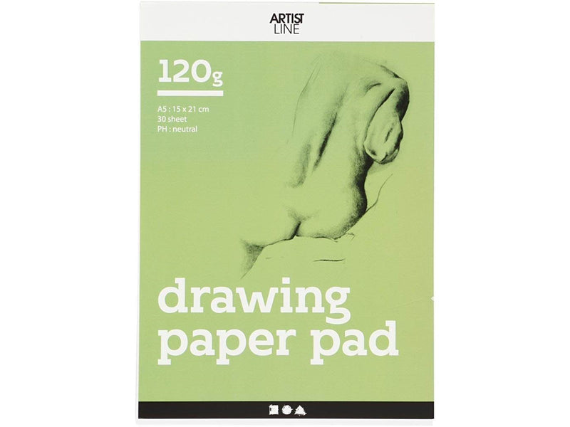 Creativ Company Drawing Pad White A5 120gr 30 Sheets