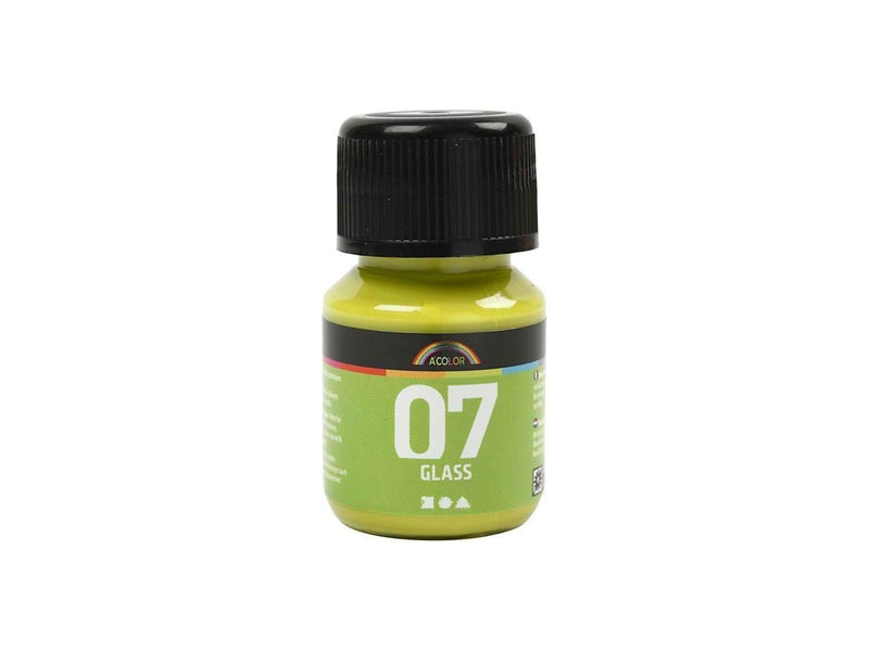Creativ Company Permanent Glass Paint - Kiwi 30ml