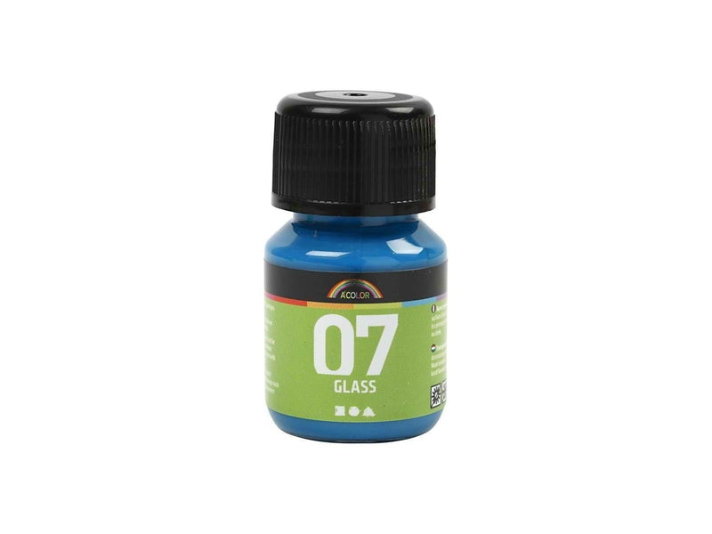 Creativ Company Permanent Glass Paint - Turquoise 30ml