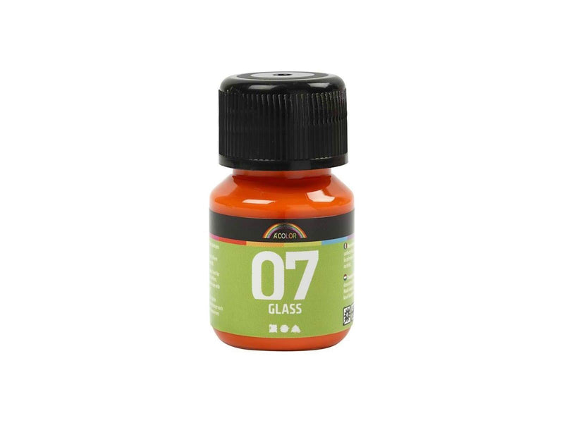 Creativ Company Permanent Glass Paint - Orange 30ml