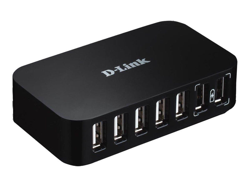 D-Link DUB-H7 USB-Hubs - 7 - Schwarz
