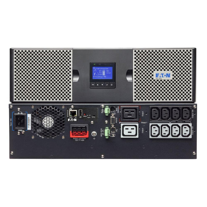 Eaton USV 9PX 3.000W 3.000VA C20-Eingang, 8-Ausgänge C13, 2-Ausgänge C19, 2 HE