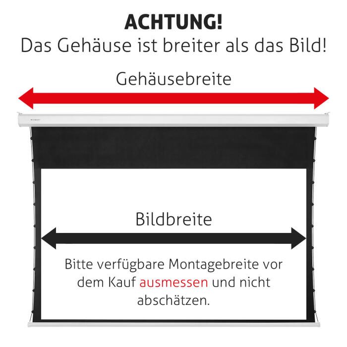 eSmart Germany Rollo Leinwand MIROLO 221 x 125 cm (100') 16:9