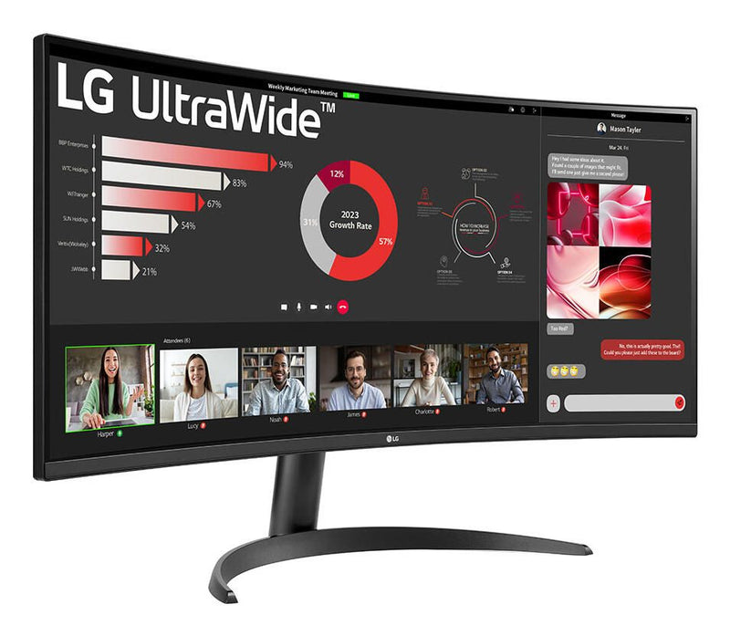 LG 34WR50QK-B Wide Quad HD Display 86,4 cm (34')