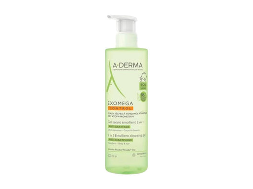 A-Derma Exomega Control Emollient Shower Gel – 500 ml