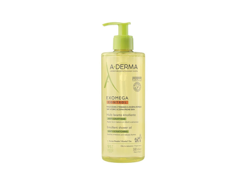 A-Derma Exomega Control Emollient Shower Oil 500 ml
