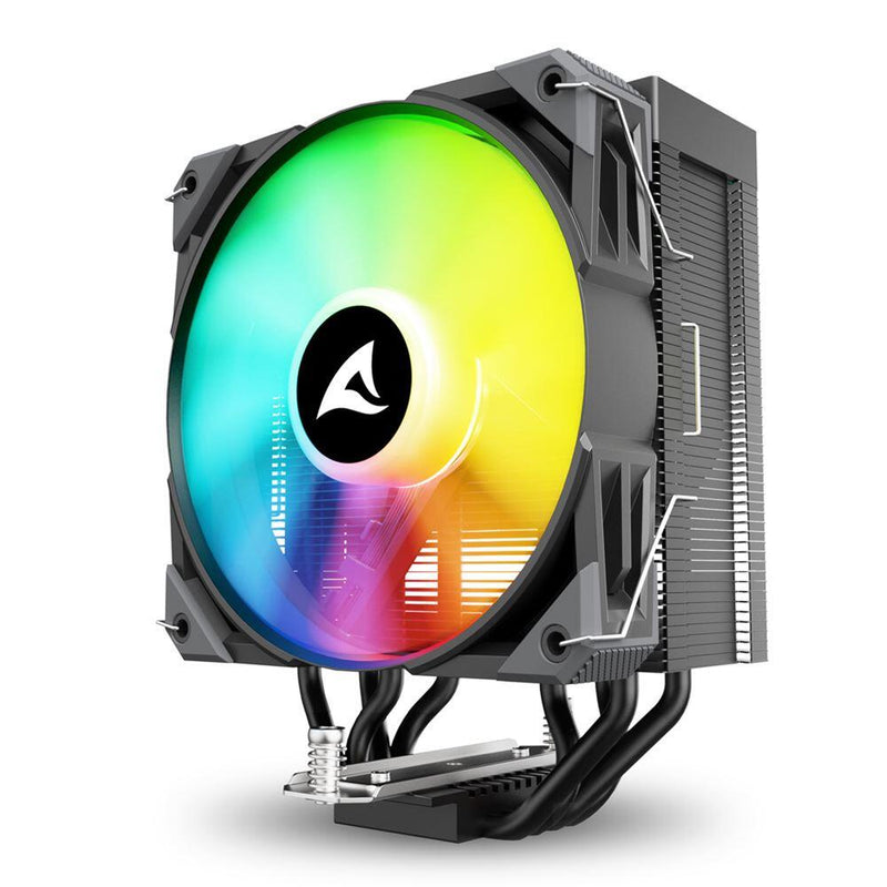 Sharkoon A40 RGB Single-Tower-Luftkühler 220W TDP schwarz